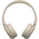 ソニー(SONY) ワイヤレスヘッドホン WH-CH520:Bluetooth対応/軽量設計 約147g/専用アプリ対応により好みの音質にカスタマイズできる「イコライザー」設定対応/ベージュ WH-CH520 C 小