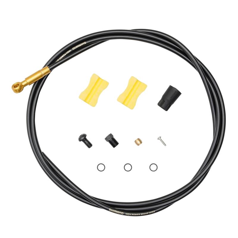 SHIMANO(シマノ) SM-BH90 SBLS BR-M820対応 ディスクブレーキホース 1700mm ブラック ISMBH90SBLSL170
