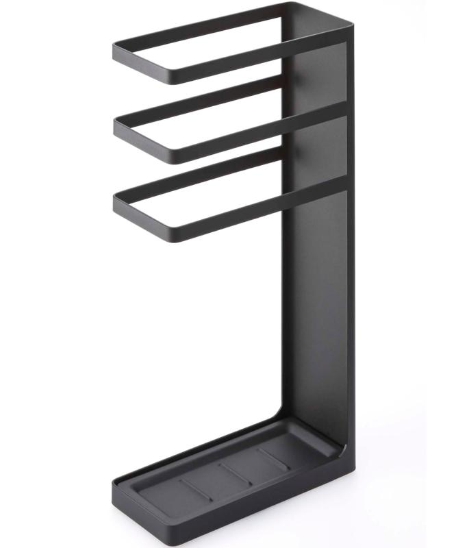 山崎実業(Yamazaki) 傘立て レイヤー スリム ブラック 7933