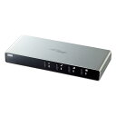 サンワサプライ(Sanwa Supply) パソコン自動切替器(4:1) SW-KVM4LUN2 シルバー(2)