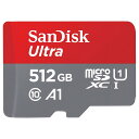 SanDisk (TfBXN) 512GB Ultra microSDXC UHS-I [J[h A_v^[t - 120MB/s C10 U1 tHD A1 Micro SD J[h - SDSQUA4-512G-GN6MA