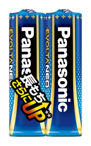 パナソニック エボルタNEO 単3形アルカリ乾電池 2本パック LR6NJ/2S パナソニック エボルタNEO 単3形アルカリ乾電池 2本パック LR6NJ/2S