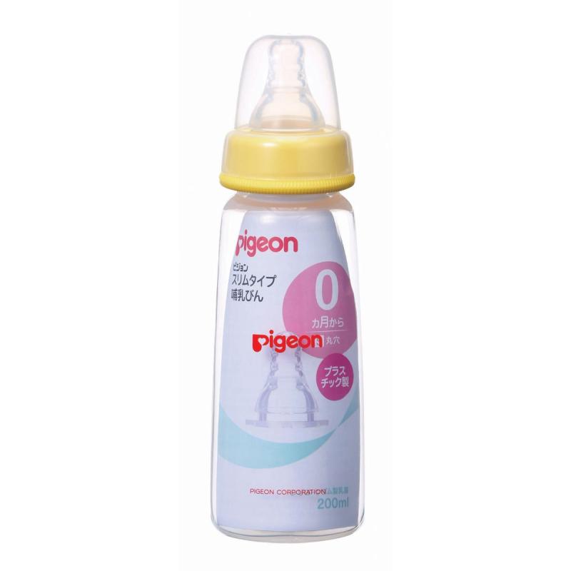 ピジョン スリムタイプ ほ乳びん プラスチック製 200ML ×3点セット(4902508003643)