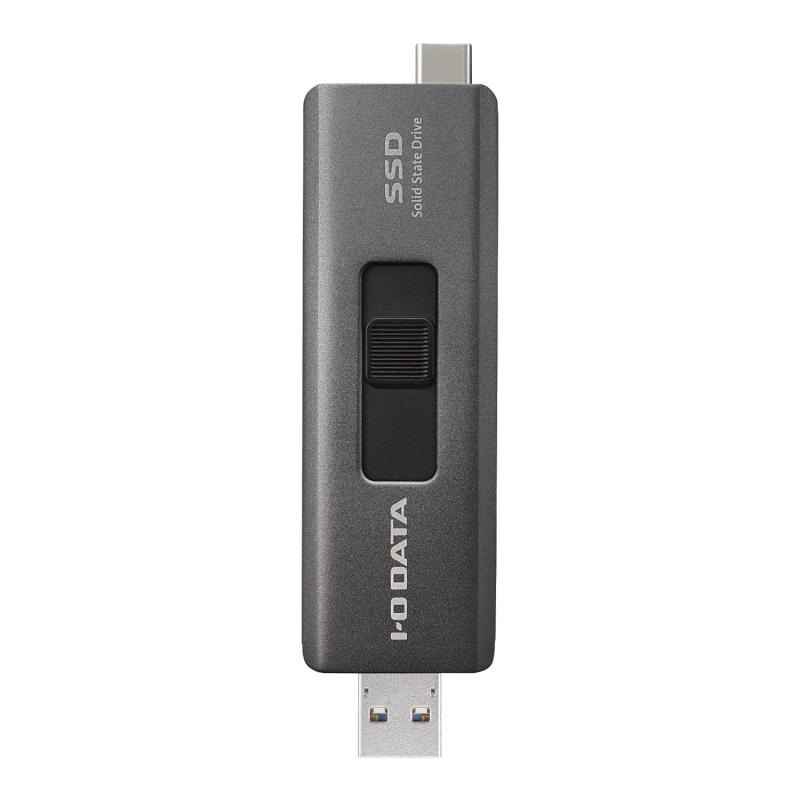 楽天ベルトワマーケットアイ・オー・データ IODATA スティックSSD 500GB USB-A&USB-C搭載 小型 ポータブル【iPhone15動作確認済み/iPad/Windows/Mac/PS5】USB 3.2 Gen 2対応 日本メーカー SSPE-USC500/E