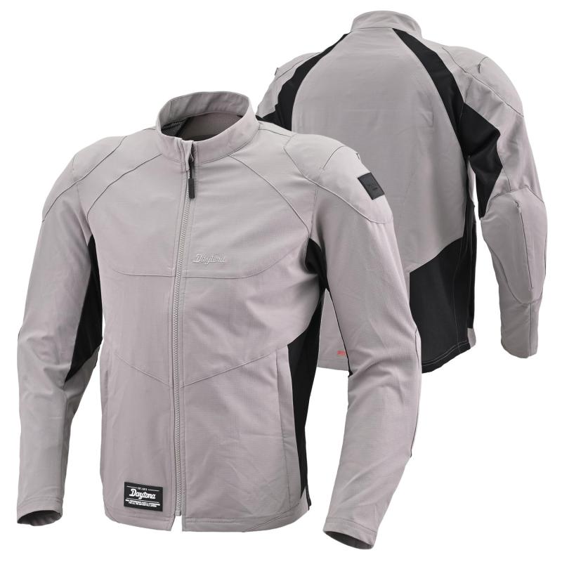[デイトナ] バイク ジャケット 夏 CE規格 ソフトプロテクター付属 吸湿速乾 ストレッチ性 クイックドラ..