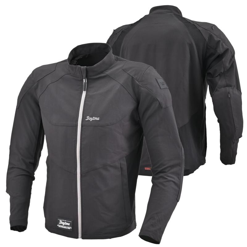 [デイトナ] バイク ジャケット 夏 CE規格 ソフトプロテクター付属 吸湿速乾 ストレッチ性 クイックドラ..