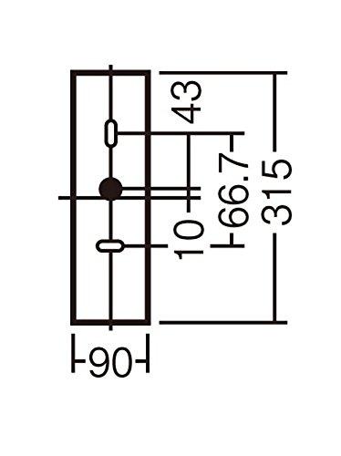 パナソニック(Panasonic) LED ポーチライト 壁直付型 40形 昼白色 LGWC81421LE1