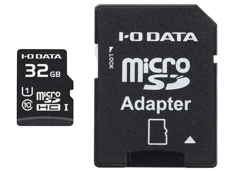 アイ・オー・データ microSDカード 32GB ハードウェア保証(6か月) UHS-I(スピードクラス1)/Class10対応 Nintendo Switch動作確認済 ドライブレコーダー向け 耐X線 変換アダプター付 日本メーカー EX-MSDU1/3