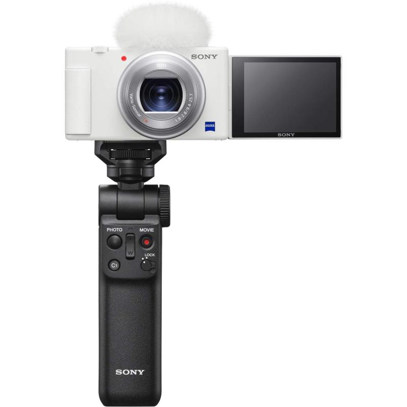 ソニー(SONY) コンパクトデジタルカメラ VLOGCAM Vlog用カメラ ZV-1 シューティンググリップキット(同梱グリップ:GP-VPT2BTブラック、バッテリーパック+1個) ウィンドスクリーン付属 24-70mm F1.8-2.8 ズ