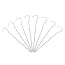 Boundless Voyage チタンペグ ソリッド ペグ軽量 16.5cm 8本/12本セット 山地 砂利 草地 硬い地面 テントペグ タープ用ペグ 登山 ...