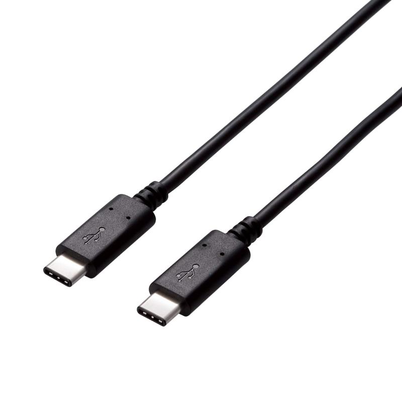 楽天ベルトワマーケットエレコム USBケーブル 充電・データ転送用 TypeC&TypeC USB2.0 USB Power Delivery・iPhone15対応 最大100W（20V/5A）を送電可能 ブラック 1.5m U2C-CC5P15NBK