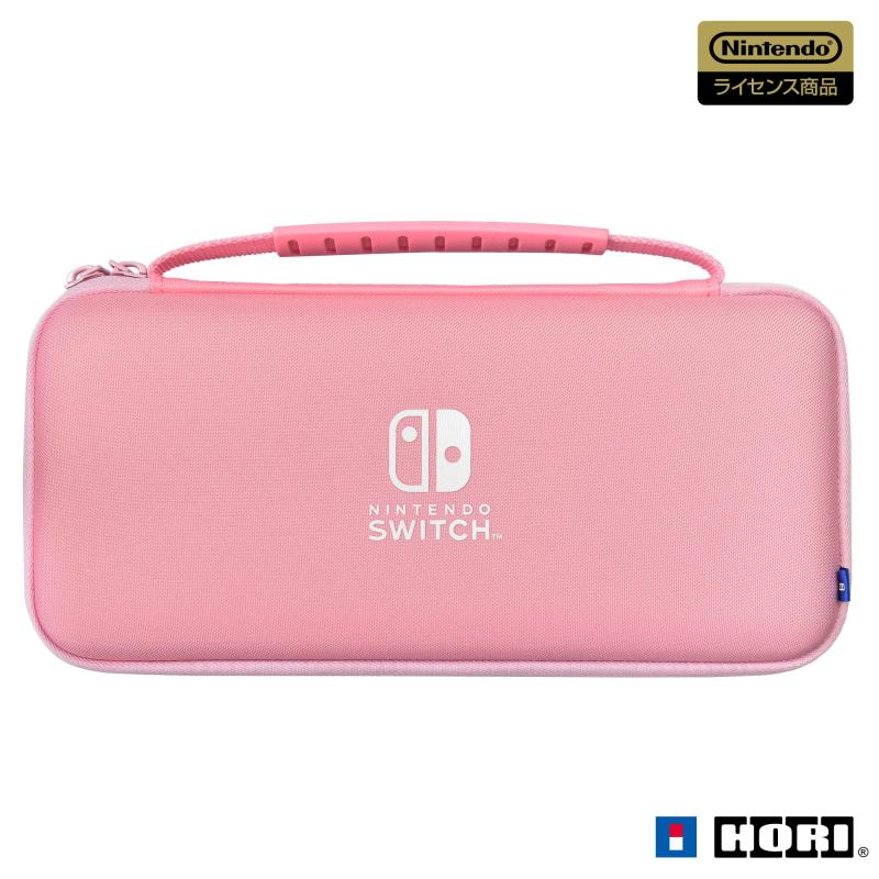 【任天堂ライセンス商品】スリムハードポーチ プラス for Nintendo Switch™ ストロベリーピンク【Nintendo Switch有機ELモデル・Nintendo Switch両対応】