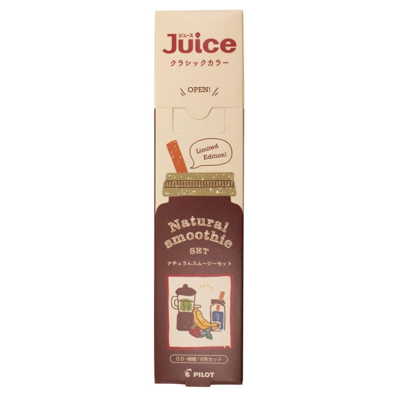限定 ゲルボールペン Juice/ジュース クラシックカラー 0.5mm 6色セット【スムージー】