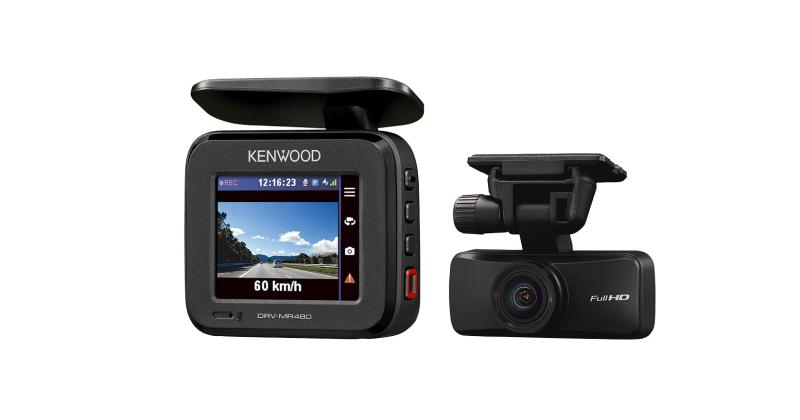 ケンウッド ドライブレコーダー DRV-MR480 前後撮影 2カメラ 安心製品 前後2カメラに「HDR」搭載 ブラック KENWOOD