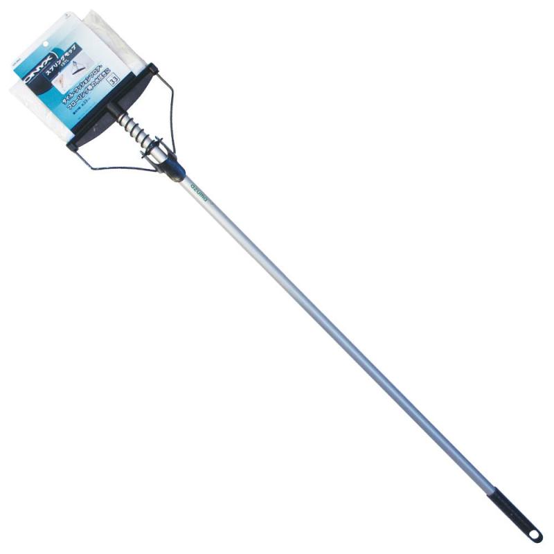 アズマ モップ スプリングモップ15TL 拭き幅:約33cm 柄の長さ:約121cm フローリング、タイル、クッショ..