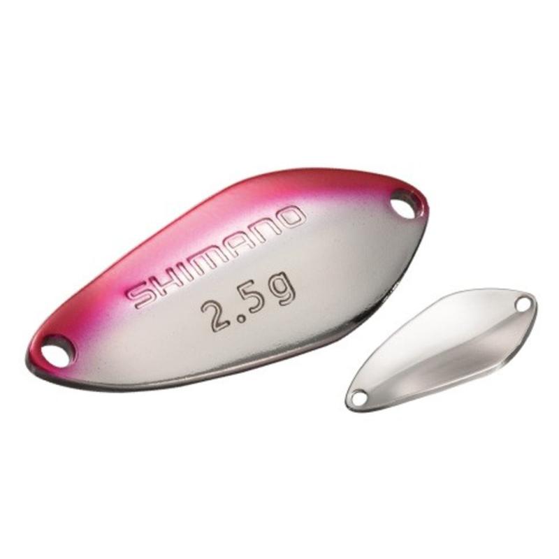 シマノ(SHIMANO) スプーン カーディフ サーチスイマー 1.8g TR-218Q 60T レッドシルバー