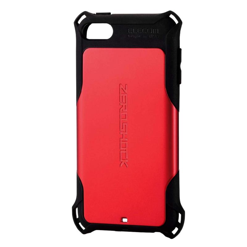 エレコム iPod Touch/ZEROSHOCKケース/レッド(2.0)