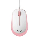 エレコム マウス 有線 Mサイズ 3ボタン BlueLED EPRIM ピンク M-Y8UBXPN(2)