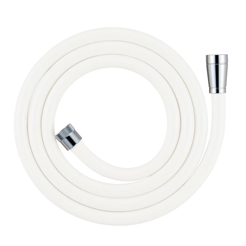 SANEI(サンエイ) シャワーホース マットホワイト ほとんどのメーカー対応 水栓側・シャワー側アダプター付 2m PS30-86TXB2-MW2日本製
