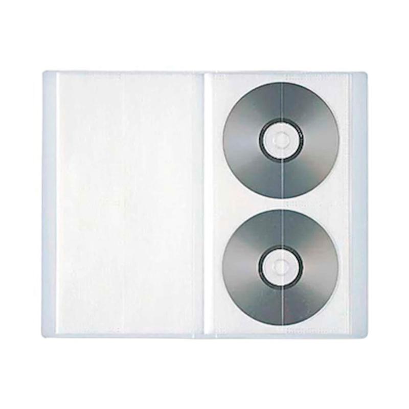 無印良品 ポリプロピレンCD・DVDホルダー・2段 20枚収納(40ポケット) 47800104