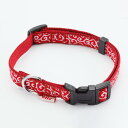ペティオ (Petio) 首輪 犬雅 唐草カラー レッド S サイズ