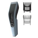 フィリップス ヘアーカッター3000シリーズ (電動バリカン/ヒゲトリマー 12段階調整(1-23mm) ・充電/交流式) HC3530/60 ブルー/ブラック
