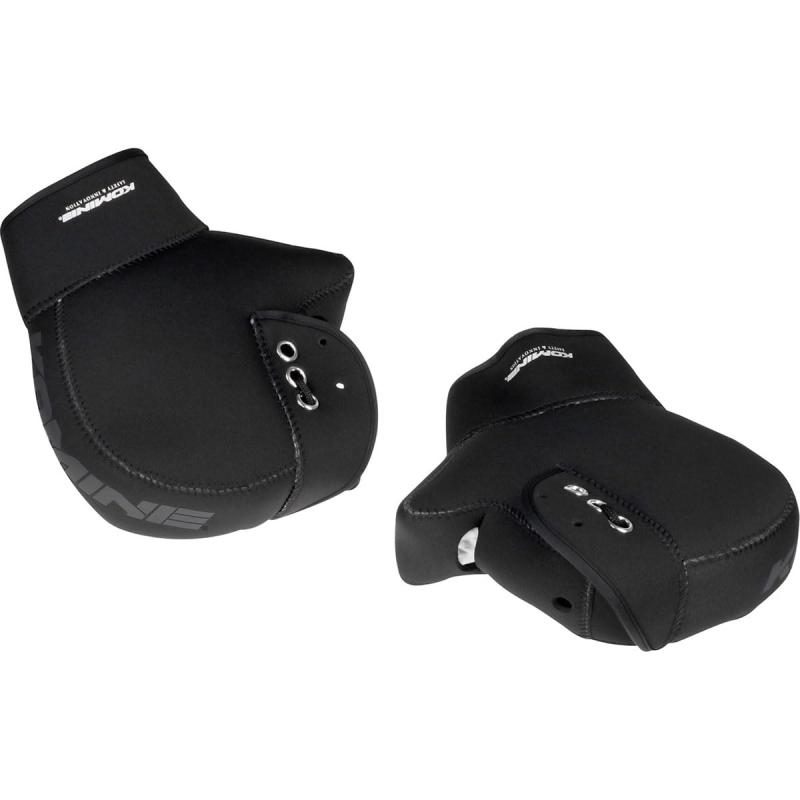 コミネ(KOMINE) バイク用 ネオプレーンハンドルウォーマー/ハンドルカバー ソリッドブラック フリー AK-021 345