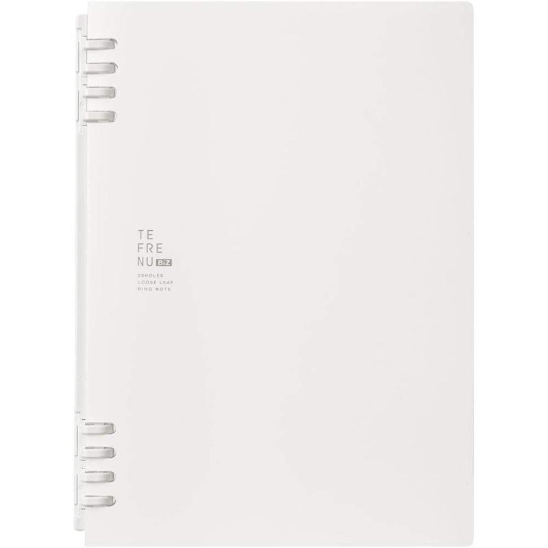 キングジム リングノート テフレーヌ ビズ 20穴 A5 白 9854TEB-W
