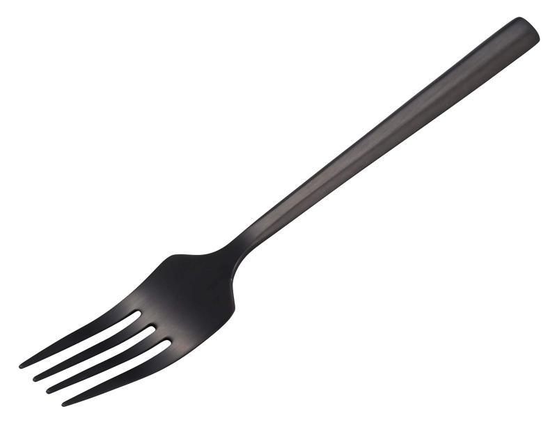 キャプテンスタッグ(CAPTAIN STAG) カトラリー フォーク ブラックリトルフォーク ステンレス製 チタン..