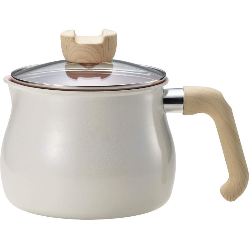 楽天ベルトワマーケット和平フレイズ マルチポット Mサイズ 14cm 2.2L （3人分まで） ホワイト 7つの使い方 煮る 茹でる 沸かす 炊く 炒める 揚げる 和える IH対応 ふっ素樹脂加工 トゥーメイ チャーム To May charm