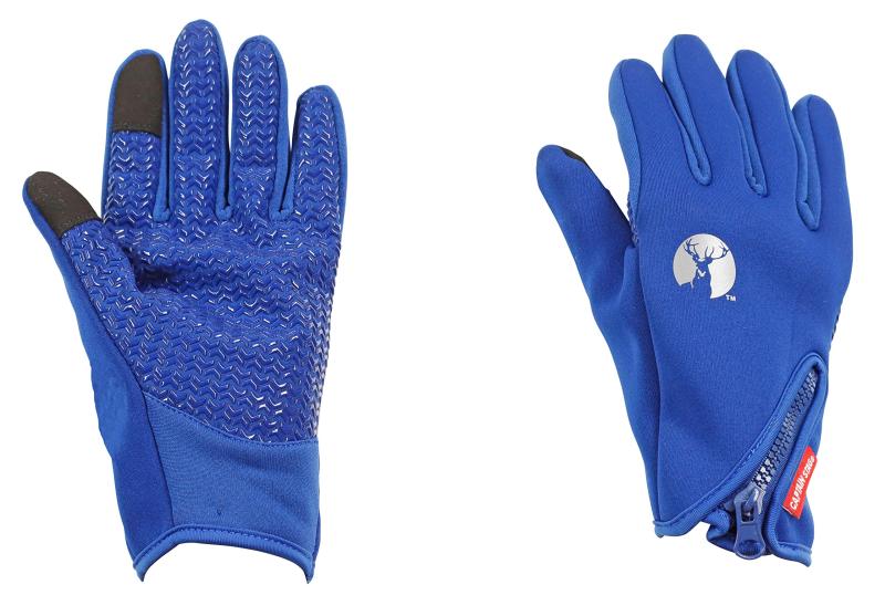 キャプテンスタッグ(CAPTAIN STAG) グローブ 手袋 防風 防寒 ウエットスーツ生地 スリムタイプ スマホ..