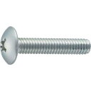 TRUSCO(トラスコ) トラス頭小ねじ三価 白 全ネジ M3×20 122本入 B704-0320(3)
