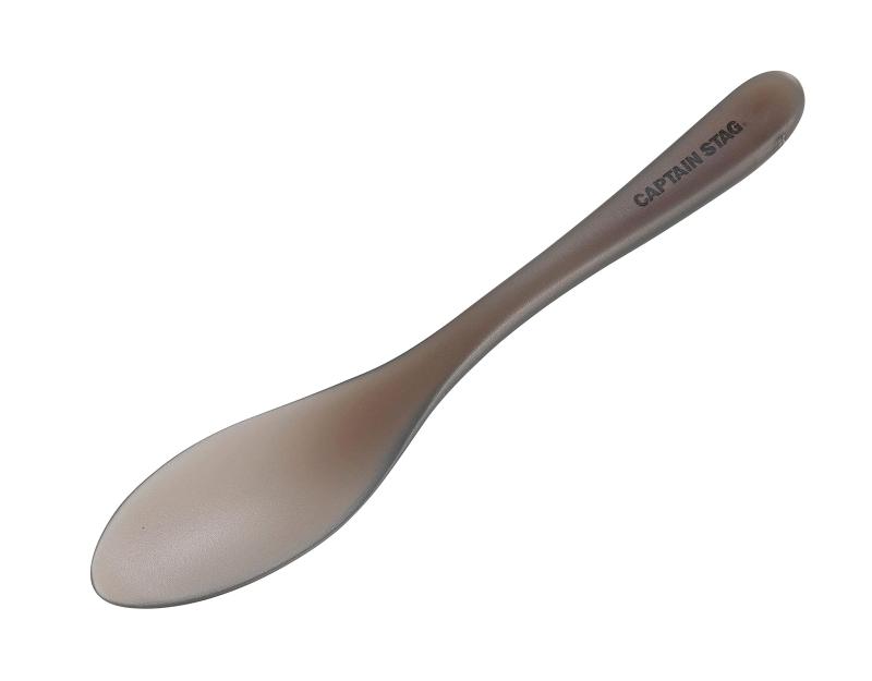 キャプテンスタッグ(CAPTAIN STAG) カトラリー スプーン TPX樹脂製 高耐熱 スプーン 日本製 Lサイズ ス..