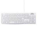 バッファロー BUFFALO USB接続 有線スタンダードキーボード ホワイト BSKBU105WH(2)