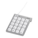 バッファロー iBUFFALO テンキーボード Mac用 USB接続 スリム 独立キー シルバー BSTK08MSV(2)