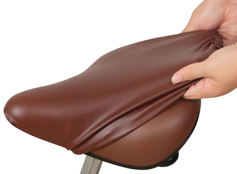 キャプテンスタッグ(CAPTAIN STAG) 自転車 サドルカバー 防水 ウルトラストレッチ ママチャリ用 ブラウ..