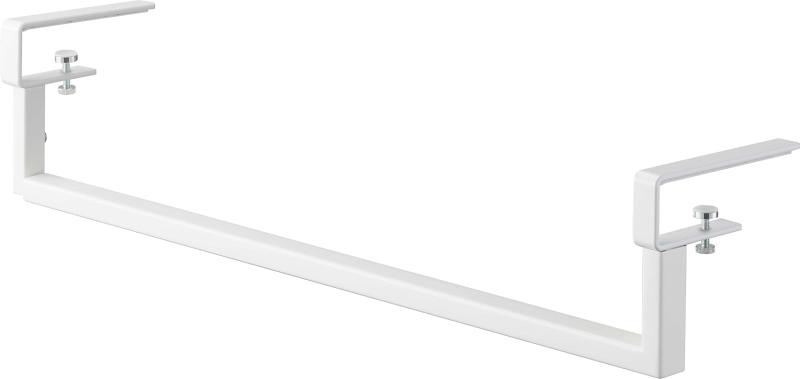 山崎実業(Yamazaki) 伸縮 棚下 収納ハンガー ホワイト 約W46.5～80XD10XH10 ...