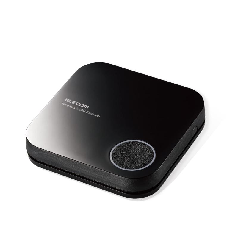 エレコム ワイヤレスHDMI レシーバー Miracast Wi-Fiアクセスポイント ミラーリング   ブラック LDT-MRC03