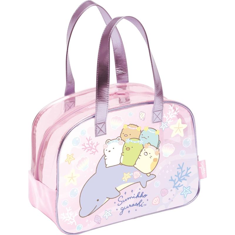 サンエックス すみっコぐらし プールバッグ ボストン ピンク BV46402