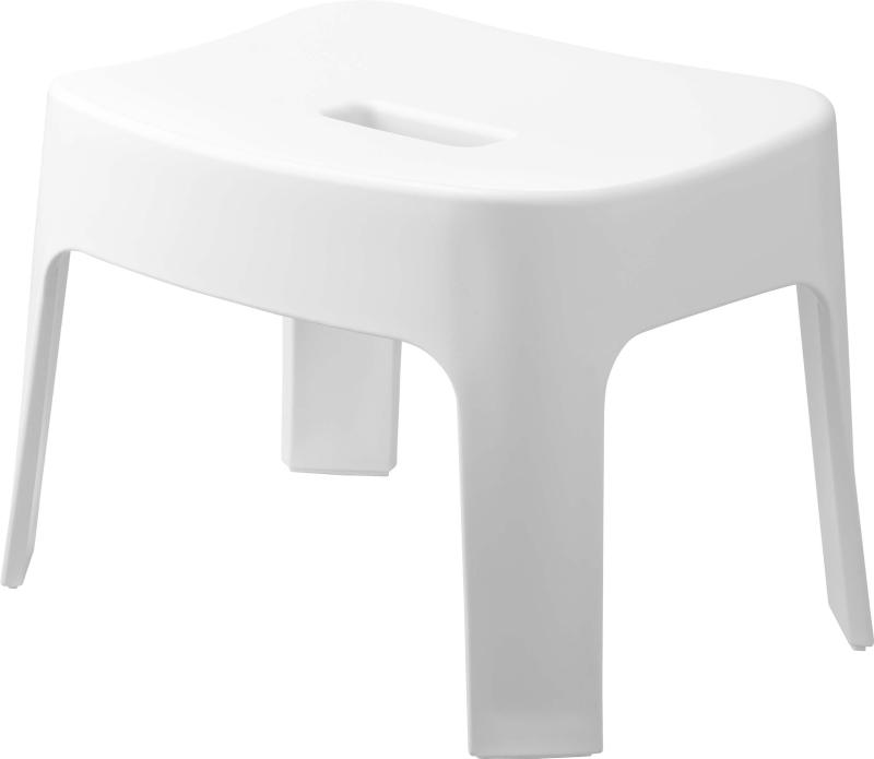 山崎実業(Yamazaki) マグネット 風呂イス SH25 ホワイト 約W33×D26.5×H25.5cm(座面:約H25cm) タワー tower 通気性よく乾きやすい 6925(3)