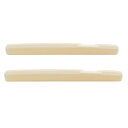 Musiclily 牛骨サドル アコースティックギター用ボーンサドル DJ-12 72x3x9mm (2個入)(2)