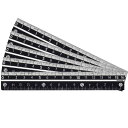 クツワ STAD カラー定規 16cm 5本入KB027BK-5P ブラック