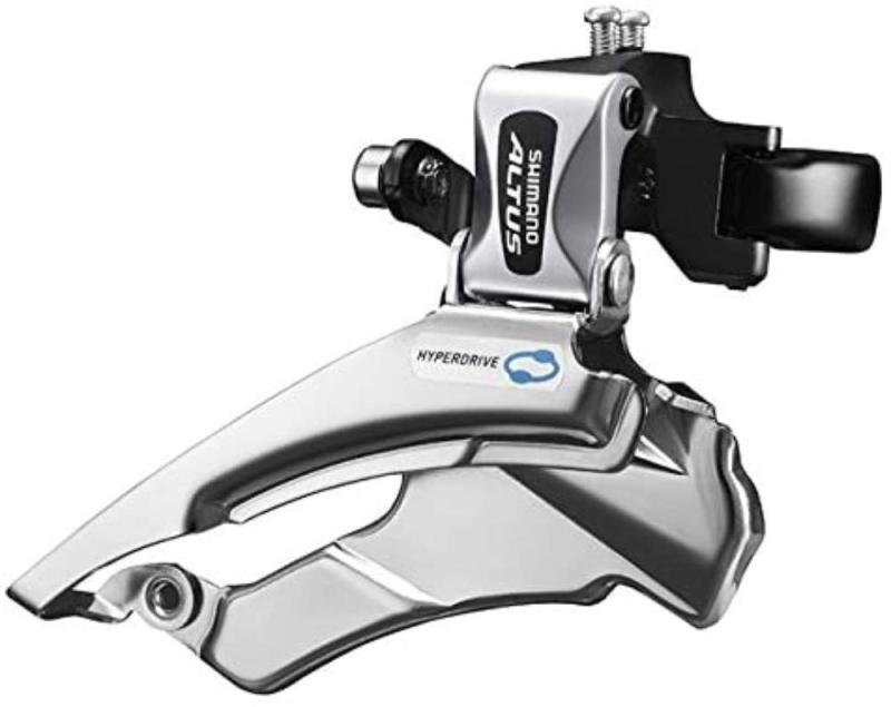 シマノ(SHIMANO) フロントディレイラー (MTB) FD-M313-B バンドタイプφ34.9mm (31.8/28.6mmアダプタ付) ダウンスイング/デュアルプル 3×8S/7S 66-69° 対応トップギア:42/48T EFDM313X6 ALTUS (アルタス)