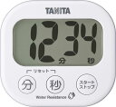 タニタ tanita キッチン 勉強 学習 タイマー 洗える 大画面 大音量 100分 マグネット スタンド付き ホワイト でか見えタイマー TD-426 WH