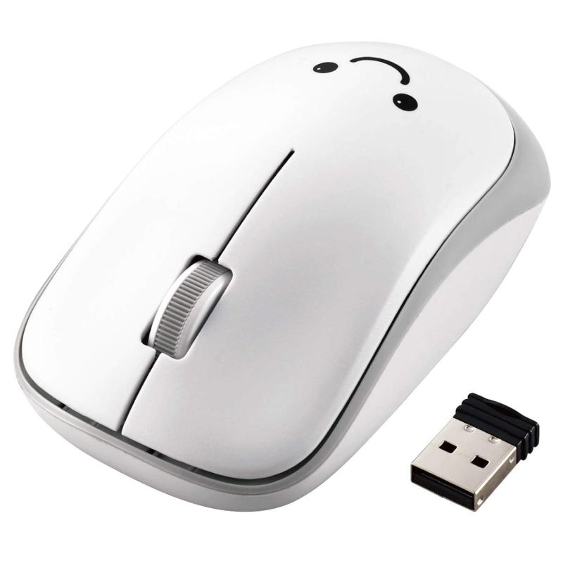 エレコム ワイヤレスマウス ENELO M-IR07DRSKWH 抗菌 静音 電池寿命約2.5年 3ボタン ホワイト