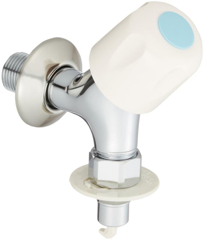 SANEI(サンエイ) 洗濯機用水栓 送り座付き 給水ホース接続用 オートストッパー付き Y1431CTV-1-13