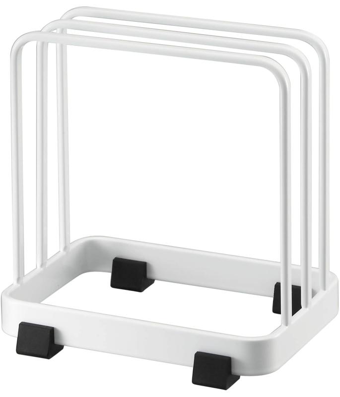 山崎実業(Yamazaki) カッティングボード スタンド ホワイト 約W12×D8.5×H12cm タワー tower まな板スタ..