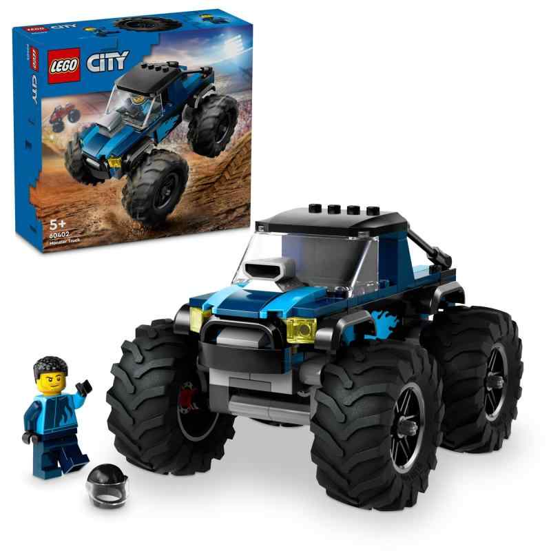 レゴ(LEGO) シティ 青いモンスタートラック おもちゃ 玩具 誕生日 プレゼント ブロック 知育 男の子 女の子 子供 5歳 6歳 7歳 8歳 乗り物 車 ミニカー 60402
