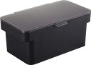 山崎実業(Yamazaki) 密閉 ペットフードストッカー 1.5kg 計量カップ付 ブラック 約W28×D16.5×H12.2cm(蓋開口時:約H27cm) タワー フードストッカー 保存容器 5610