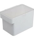 山崎実業(Yamazaki) 密閉 ペットフードストッカー 3.5kg 計量カップ付 ホワイト 約W30×D19.7×H19.2cm(蓋開口時:約H37.5cm) タワー フードストッカー 保存容器 5611